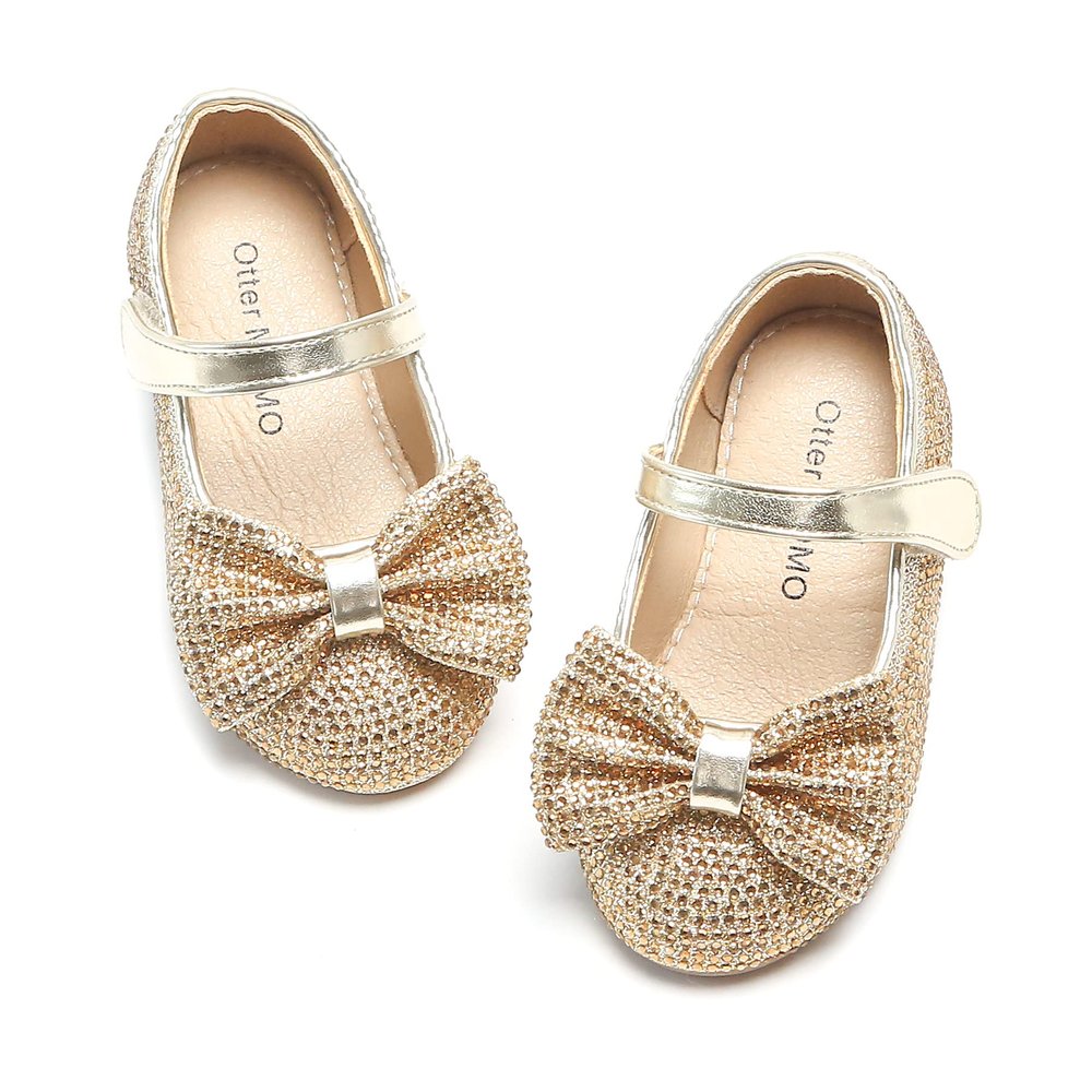 Otter MOMO Toddler Flower Girl Dress Shoes Size 6 Ballerina Flats School Party Wedding Shoes
