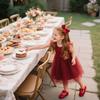 Otter MOMO Toddler Girls Mary Jane Princess Dress Shoes Red Size 10 view 2