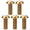 Bicycle Accessories 5pcs / Pack Titanium Alloy M512 Bicycle Water Bottle Cage Bolts M510 Bicycle Disc Brake Screws Bike Parts (Color : M5 X 12, Size : A) view 1