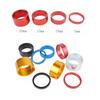 Bicycle Accessories 4Pcs Bicycle Headset Washer Mountain Bicycle Front Fork Washer Bike Stem Handlebar Spacer Ring Gasket Bike Parts (Color : Black) view 2