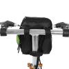 SJHY Bicycle Accessories Bicycle Front Bag with Rain Cover Cycling Handlebar Bag Pouch Folding Bike Handlebar Frame Tube Bag Bike Parts view 3