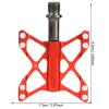 Bicycle Accessories Light Weight Bicycle Pedals Aluminium Alloy Mountain Road Bike Bearing Pedals Anti-Slip Spikes Bicycle Pedals Bike Parts (Color : Black) view 3