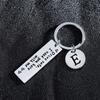 BESPMOSP Appreciatione Gifts 26 Letter Keychain Drive Safe Keychain A-Z Gifts Father's day Birthday Gift for Husband Dad Boyfriend view 3