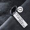 BESPMOSP Appreciatione Gifts 26 Letter Keychain Drive Safe Keychain A-Z Gifts Father's day Birthday Gift for Husband Dad Boyfriend (G) view 2