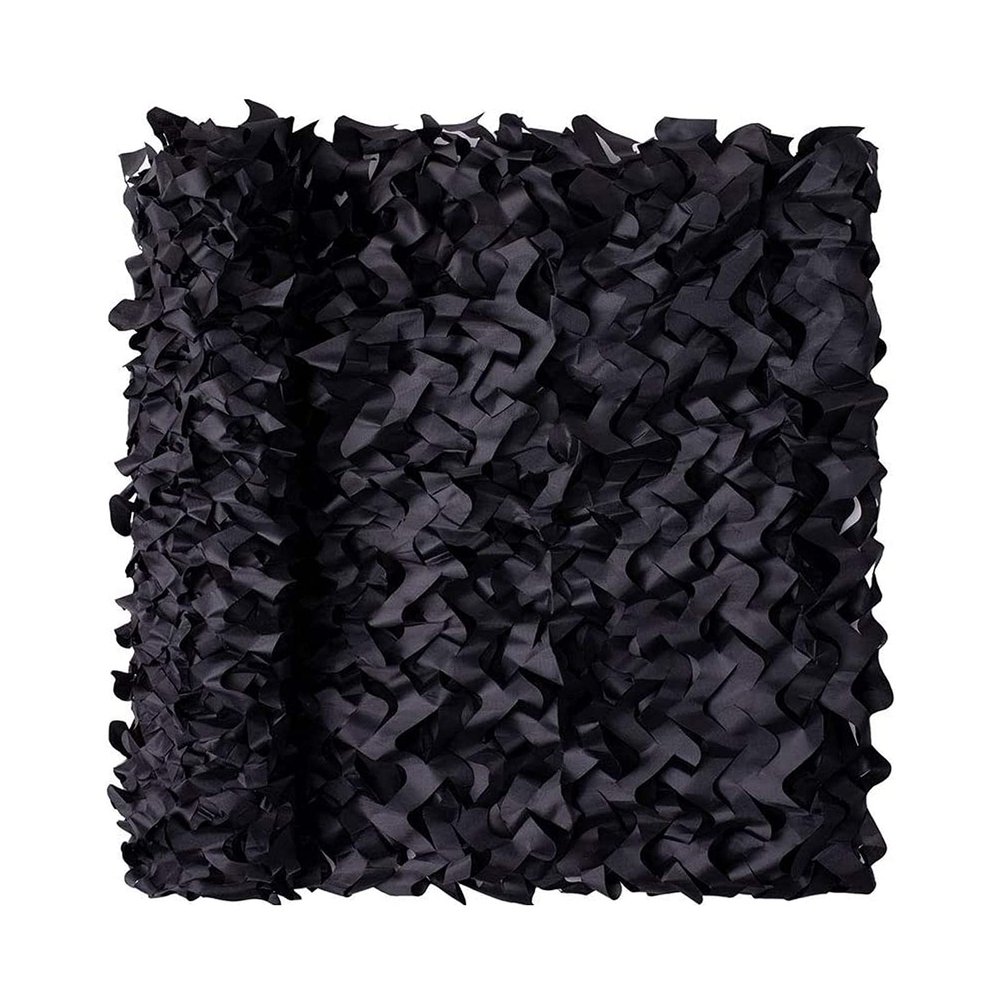 BcofoA Black Camouflage net, Used for Military Competition, Camping Hunting, Outdoor Sunshade, Event Decoration, Customizable (Size : 28M/6.626.4FT)