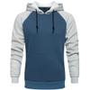 DUOFIER Hoodies for Men Pullover Hooded Sweatshirt with Kangaroo Pocket, 39Denim Blue-L view 1