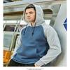 DUOFIER Hoodies for Men Pullover Hooded Sweatshirt with Kangaroo Pocket, 39Denim Blue-L view 2