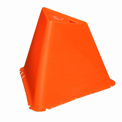 Sports Cones Children's Football Plastic Cone, 15cm/7" Agility Marking Cone, for Training, Football, Sports, Field Traffic Cones, 10 Packs (Color : Orange, Size : 10pcs)