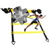 Resistance Parachute Agility Speed Training Set, with Resistance Parachute/10 Cones/4 Hooks/1 Speed Lader, for Fitness Explosive Power Training Tool view 1