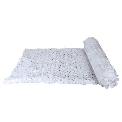 BcofoA White Camouflage net, Snow Hidden Camouflage, Sunscreen and Waterproof net, Various Outdoor Decorations, can be Customized. (Size : 12M/3.36.6FT)