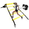 Resistance Parachute Football Training Agility Ladder Set, with 1Resistance Parachute/4hooks/6 Cones, for Kids Teenager Adult Sprint/Football Training view 1