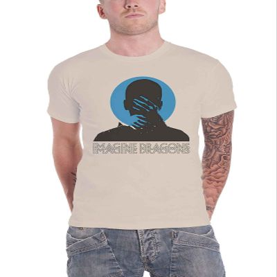 Imagine Dragons T Shirt Follow You Band Logo Official Mens Natural Size XXL