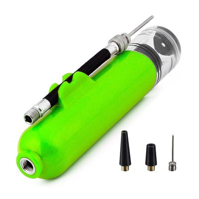 FHYTGBS Ball Pump Portable Multifunction Basketball Inflator with Needles for Football Volleyball Rugby Balloons Pump (Color : Green)