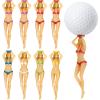 Sumind 8 Pieces Bikini Girl Golf Tees 3 Inch Novelty Practice Tees view 1