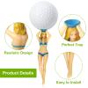 Sumind 8 Pieces Bikini Girl Golf Tees 3 Inch Novelty Practice Tees view 4