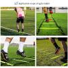 Resistance Parachute Agile Speed Training Set Equipment, with Adjustable Agility Ladder and Running Parachute, for Fitness Explosive Power Training(Size:6M) view 3