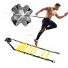 Resistance Parachute Agility Speed Training Set, with Resistance Parachute/5 Cones/4 Hooks/1 Speed Lader, for Fitness Explosive Power Training view 1
