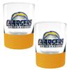 Great American Products Los Angeles Chargers 2-Pack 14oz. Rocks Glass Set with Silcone Grip view 1
