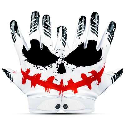 Eternity Gears- Jester Football Gloves - Tacky Grip Skin Tight Adult Gloves - Pro Elite Super Sticky Receiver Football Gloves - Adult Sizes (X-Large)