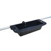 Brocraft Boat Storage Box with Rail Mount/Cockpit Organizer with Rail Mount Bracket Kit -Black view 2