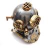 Azeem Mart| Us Navy Mark V Diving Helmet Nautical Divers Black Antique Reproduction Helmet, Maritime Home Decor view 3