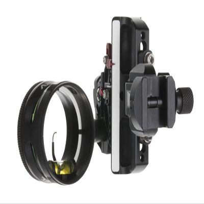 AccuTouch Slider Sight - Picatinny Mount - with AV-31 Scope - Single Pin - .019 Green Fiber - Black Sight