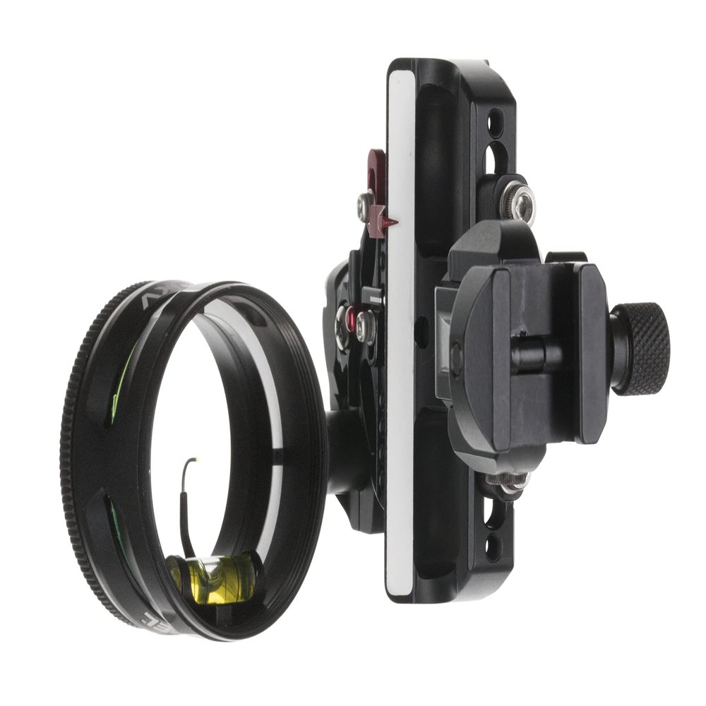 AccuTouch Slider Sight - Picatinny Mount - with AV-31 Scope - Single Pin - .019 Green Fiber - Black Sight