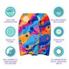 Bloo Tide Foam Bodyboard 40" | Bodyboards for Recreational Beginners and All Surfing Levels | Contoured Deck and Channel Bottom | for Lake Pool Ocean Beach Wave Riding 2 Pack view 3