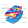 Bloo Tide Foam Bodyboard 40" | Bodyboards for Recreational Beginners and All Surfing Levels | Contoured Deck and Channel Bottom | for Lake Pool Ocean Beach Wave Riding 2 Pack view 4