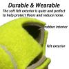 Tennis Balls for Walkers 4 Pack, RMASCOV Precut Tennis Balls for Walkers,Walker Balls Tennis Ball for Chair Legs(Yellow) view 3