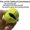 Tennis Balls for Walkers 4 Pack, RMASCOV Precut Tennis Balls for Walkers,Walker Balls Tennis Ball for Chair Legs(Yellow) view 4