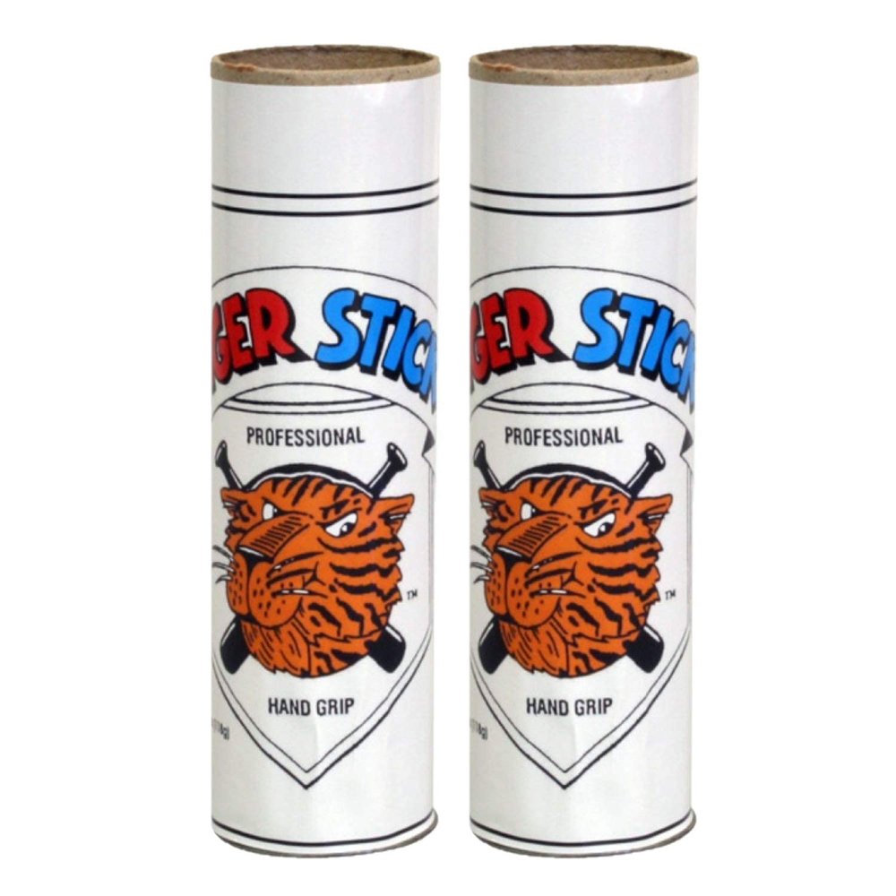 Tiger Stick Original Bat Grip Two Pack (4.25oz Each) - Double Pack Bat Wax Grip - No Stain, No Smell - Ideal for Baseball, Softball, Lacrosse, Golf, Surfing