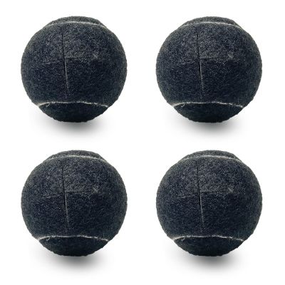 Tennis Balls for Walkers 4 Pack, RMASCOV Precut Tennis Balls for Walkers,Walker Balls Tennis Ball for Chair Legs (Black)