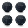 Tennis Balls for Walkers 4 Pack, RMASCOV Precut Tennis Balls for Walkers,Walker Balls Tennis Ball for Chair Legs (Black) view 1