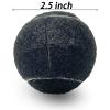 Tennis Balls for Walkers 4 Pack, RMASCOV Precut Tennis Balls for Walkers,Walker Balls Tennis Ball for Chair Legs (Black) view 2