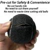 Tennis Balls for Walkers 4 Pack, RMASCOV Precut Tennis Balls for Walkers,Walker Balls Tennis Ball for Chair Legs (Black) view 4