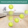 ZUYEE 4/8/16 Pack 2.36 Inch Wrist Return Wristband Ball Rubber Rebound Bouncy Sport Ball (Basketball, Baseball, Soccer,Tennis) on Elastic String Wrist Exercise or Play,Gift Toy for Kids Teens Adults view 4