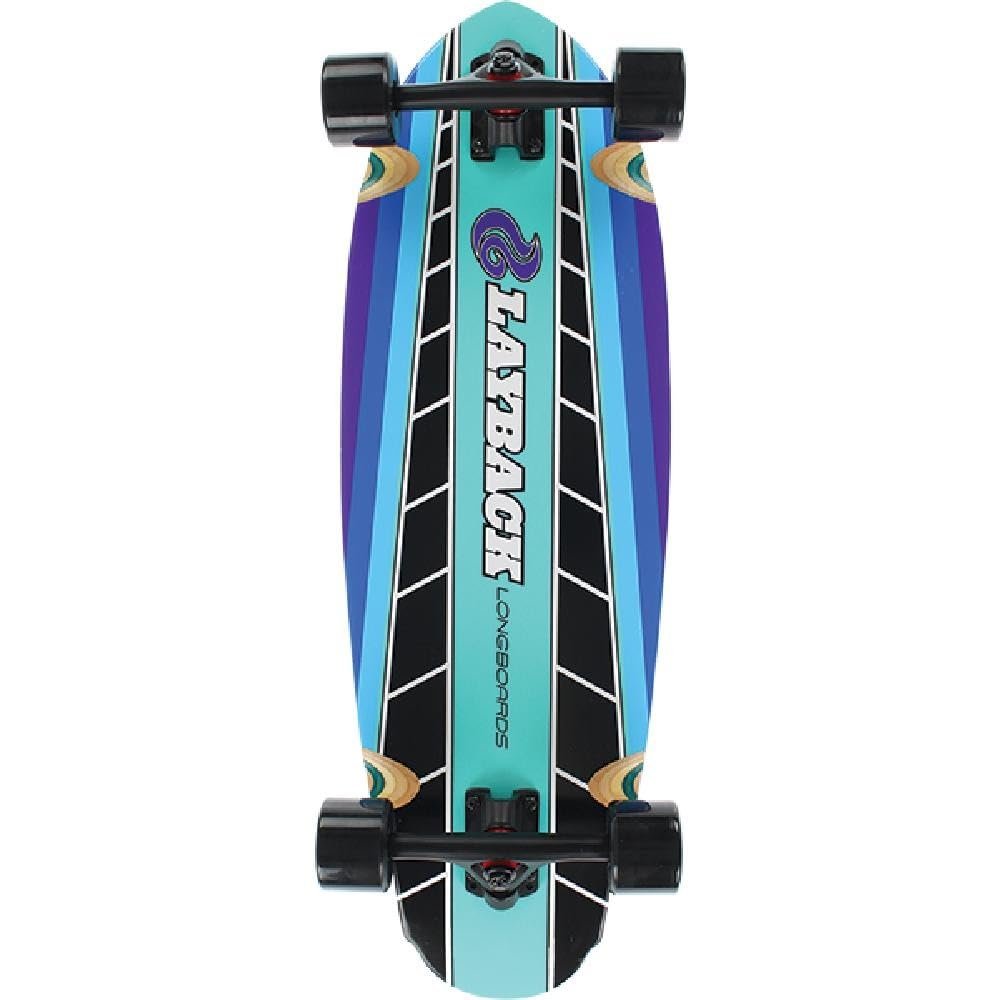 Layback Longboards Fast Track Cruiser Complete Skateboard - 9.75" x 30"