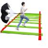 Resistance Parachute Sports Fitness Training Set, Include Adjustable Agility Ladder -Resistance Training Tool, for Fitness Explosive Power Training(Size:8M)