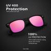 KALIYADI Polarized Sunglasses for Men and Women Matte Finish Sun glasses Color Mirror Lens UV Blocking (3 Pack) view 3