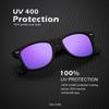 KALIYADI Polarized Sunglasses for Men and Women Matte Finish Sun glasses Color Mirror Lens UV Blocking (3 Pack) view 4