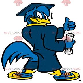 SPOTSOUND New graduate blue bird REDBROKOLY Mascot