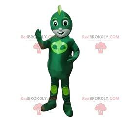 SPOTSOUND REDBROKOLY Mascot little hero in green alien