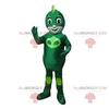 SPOTSOUND REDBROKOLY Mascot little hero in green alien view 1