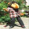 SPOTSOUND Giant orange rat REDBROKOLY Mascot view 1