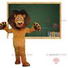 SPOTSOUND Brown lion REDBROKOLY Mascot. Alex lion costume. Simba costume