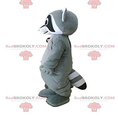 SPOTSOUND Raccoon REDBROKOLY Mascot, polecat costume, forest animal