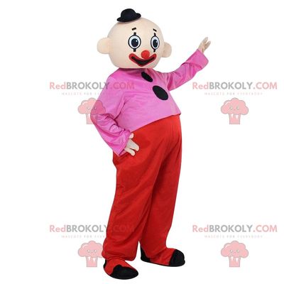 SPOTSOUND Colorful clown REDBROKOLY Mascot, circus costume, acrobat