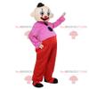 SPOTSOUND Colorful clown REDBROKOLY Mascot, circus costume, acrobat