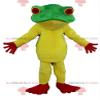 SPOTSOUND Very successful yellow red and green frog REDBROKOLY Mascot view 1